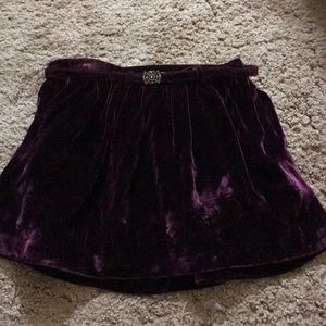 Very elegant merlo velvet skirt, girls size 4-7